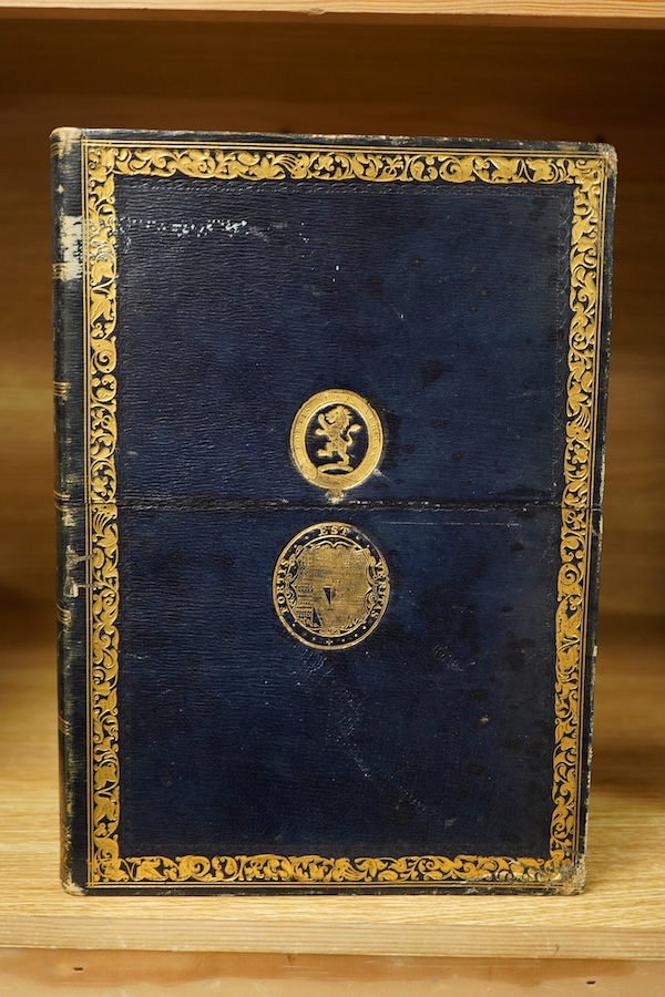 Cambridge, Bedford & Herts., Ordnance Survey maps, comprising of a set of six engraved maps mounted on linen; sheet no.s; 46, 47, 51, 52 and 53, engraved by Benjamin Baker, and published by the Ordnance Survey at the Tow